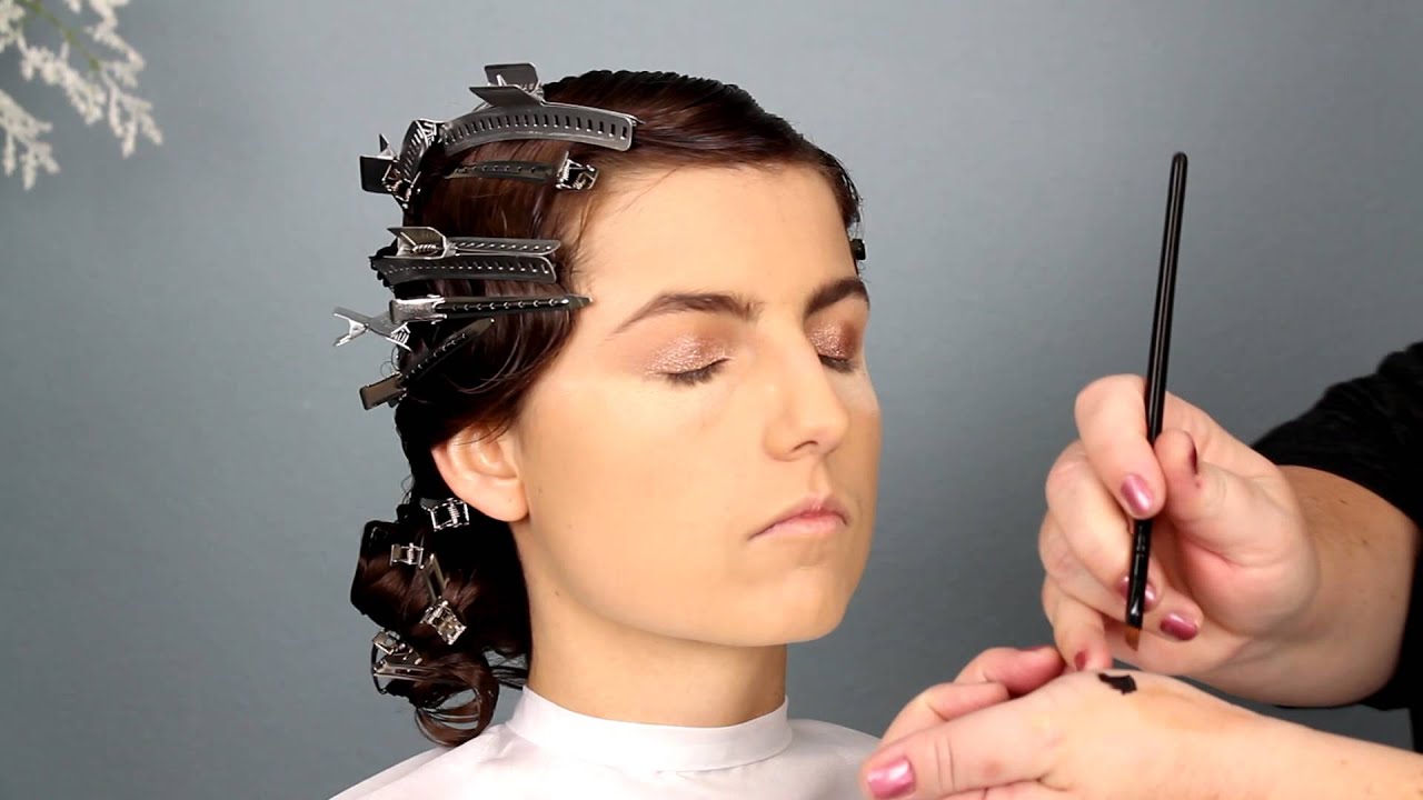 1920s Bridal Hair and Makeup Tutorial