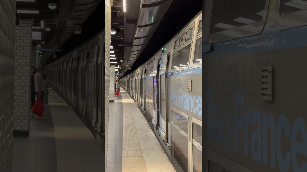 Grosse pouss&eacute;e de puissance ! MI2N IDFM en action &agrave; Ch&acirc;telet 🔥 #mi2n #rera #train #idfm #ratp #rail