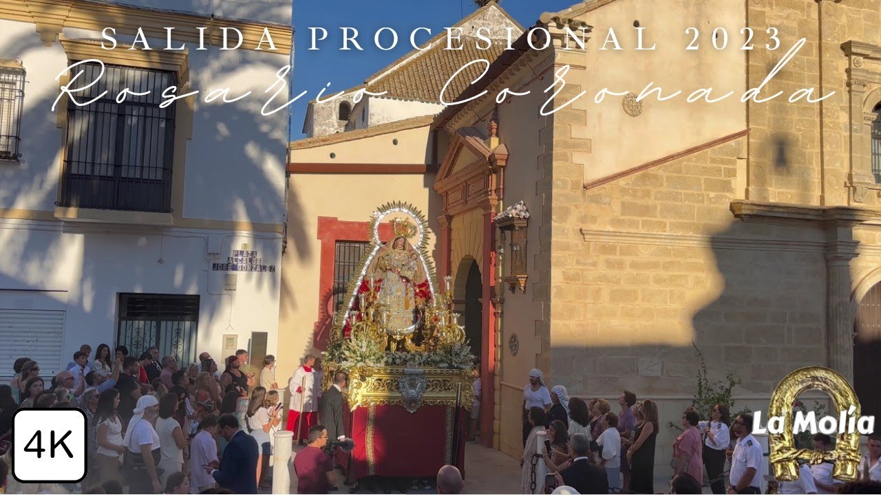 [4K] Salida Procesional de Ntra. Sra. del Rosario Coronada, Patrona de Bornos, 2023.