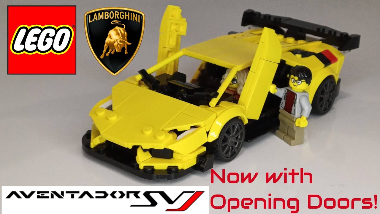 Lego Lamborghini Aventador SVJ: Opening Doors + Upgrades to the V12 Lamborghini!