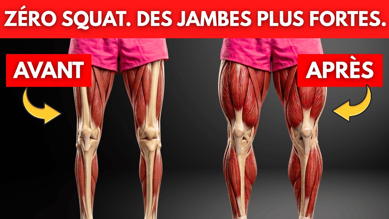 5 exercices jambes pour 3x plus de force apr&egrave;s 50 ans ! Sans squat ni machine