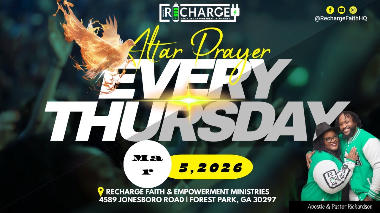 RECHARGE 5am Altar Prayer || 3-5-26