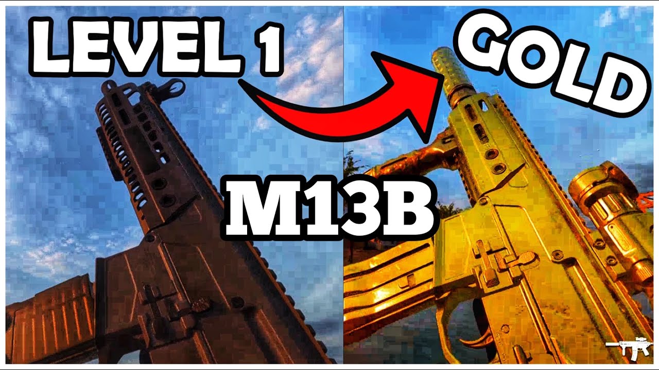 I GOT THE *NEW* M13B FROM LEVEL 1 TO GOLD IN ONE STREAM