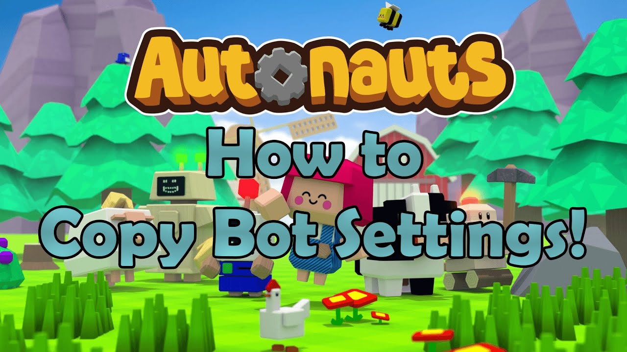 Autonauts Tutorial - How to Copy Bot Setting (Data Storage Disk)