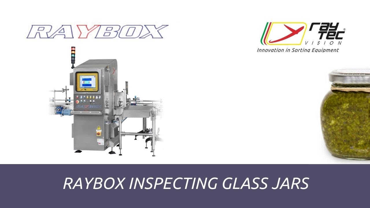 Raybox X-Ray inspection machine for preserved food in glass jars | RAYTEC VISION SpA