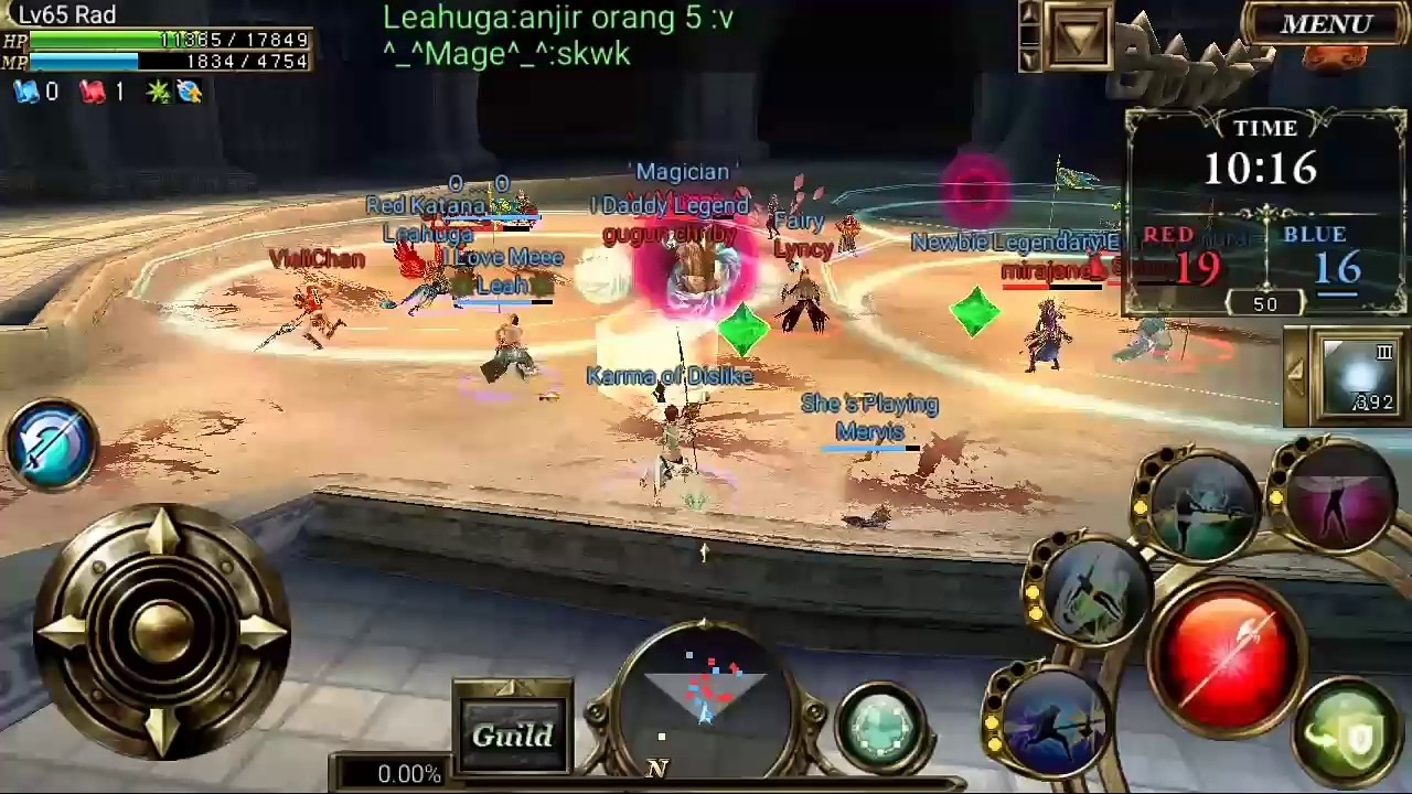 Aurcus Online #54 - GvG : Immortal Red Team vs Immortal Blue Team