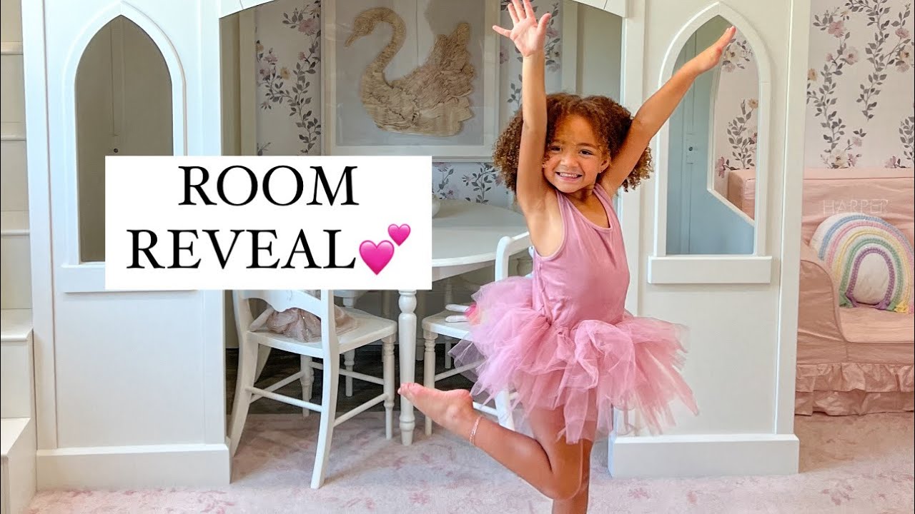 Harpers Room Reveal💗👀 #NewRoom #GirlsRoom #RoomRevel
