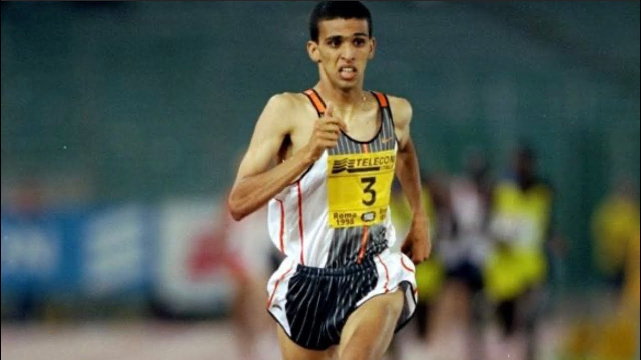 Hicham El Guerrouj - World Records at 1500m & Mile - Rome, Italy 7/14/1998 & 7/7/1999