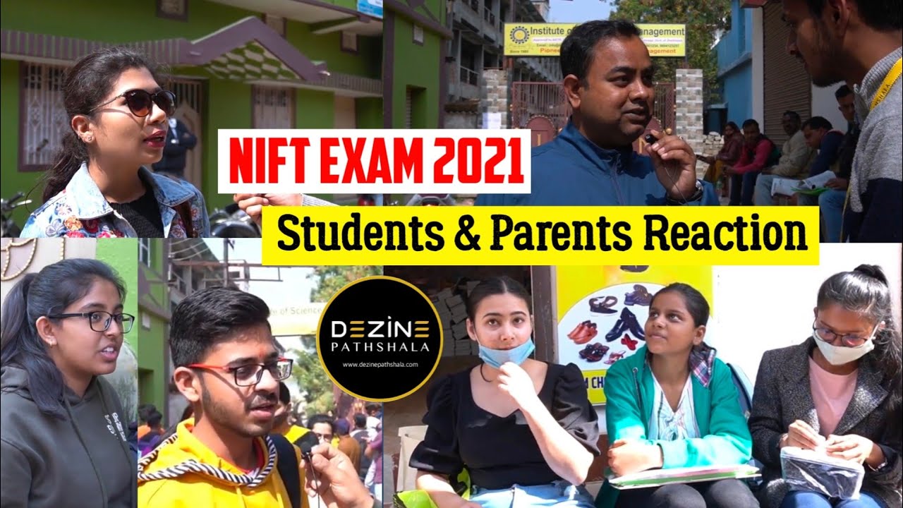 NIFT Entrance Exam 2021 Students & Parents Reaction (Creative Ability Test) | NIFT Exam Centre View