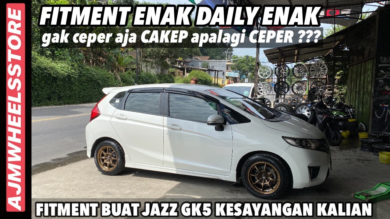 PILIHAN VELG BUAT HONDA JAZZ GK5 STANDART AGAR TIDAK NURUNIN PER SHOCK !