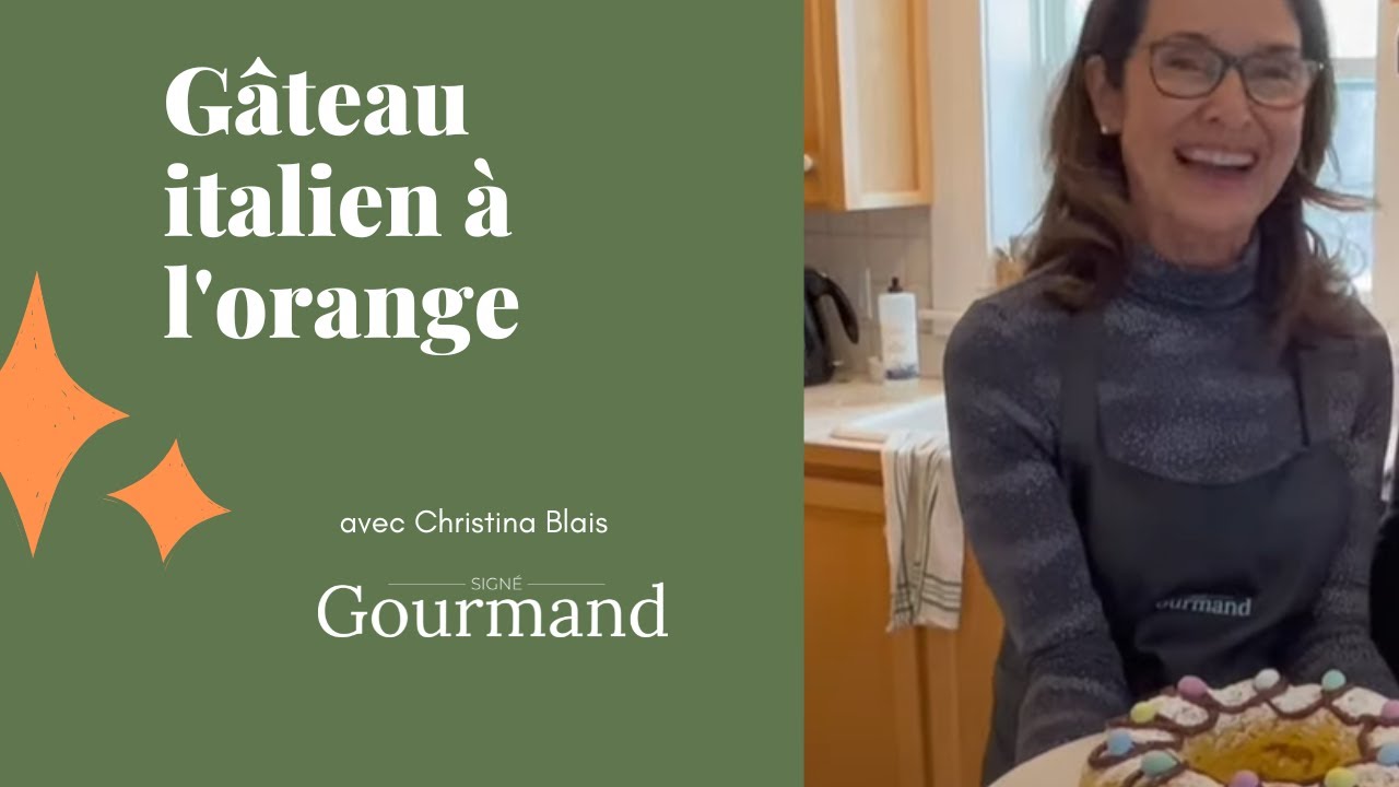 RECETTE DE GÂTEAU ITALIEN À L'ORANGE