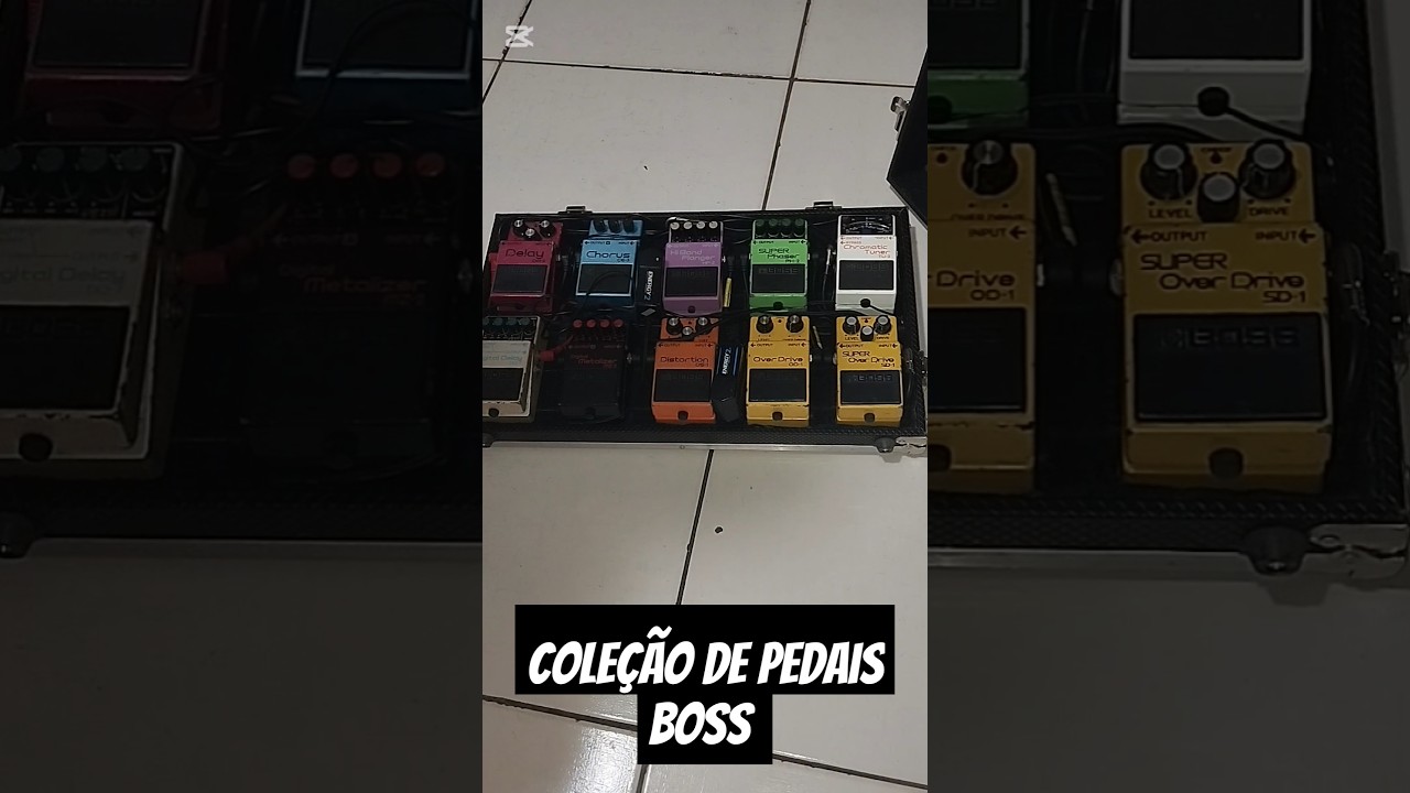 Cole&ccedil;&atilde;o de pedais Boss! #guitar #pedalboard #bosspedals #guitarpedals #guitarpedals #guitarist #gear