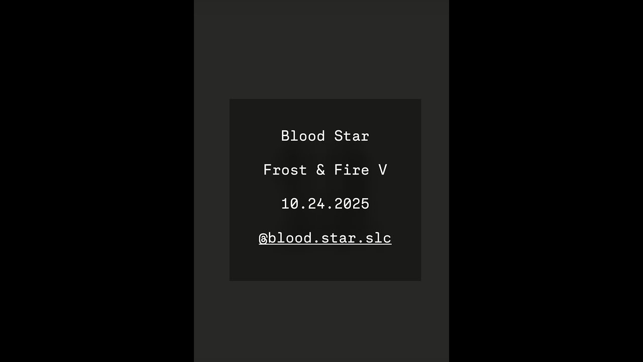 Blood Star - LIVE at Frost & Fire V 10.24.2025 - “Silver Stallion” and “The Fear”