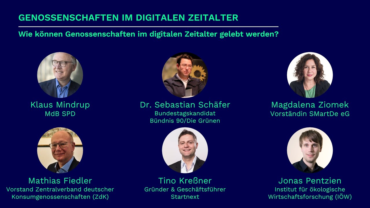 Genossenschaften Im Digitalen Zeitalter - Politiktalk #WegeBereiten