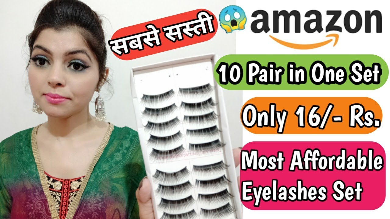 Most Affordable Eyelashes in India || Fake Eyelashes || False Eyelashes ||