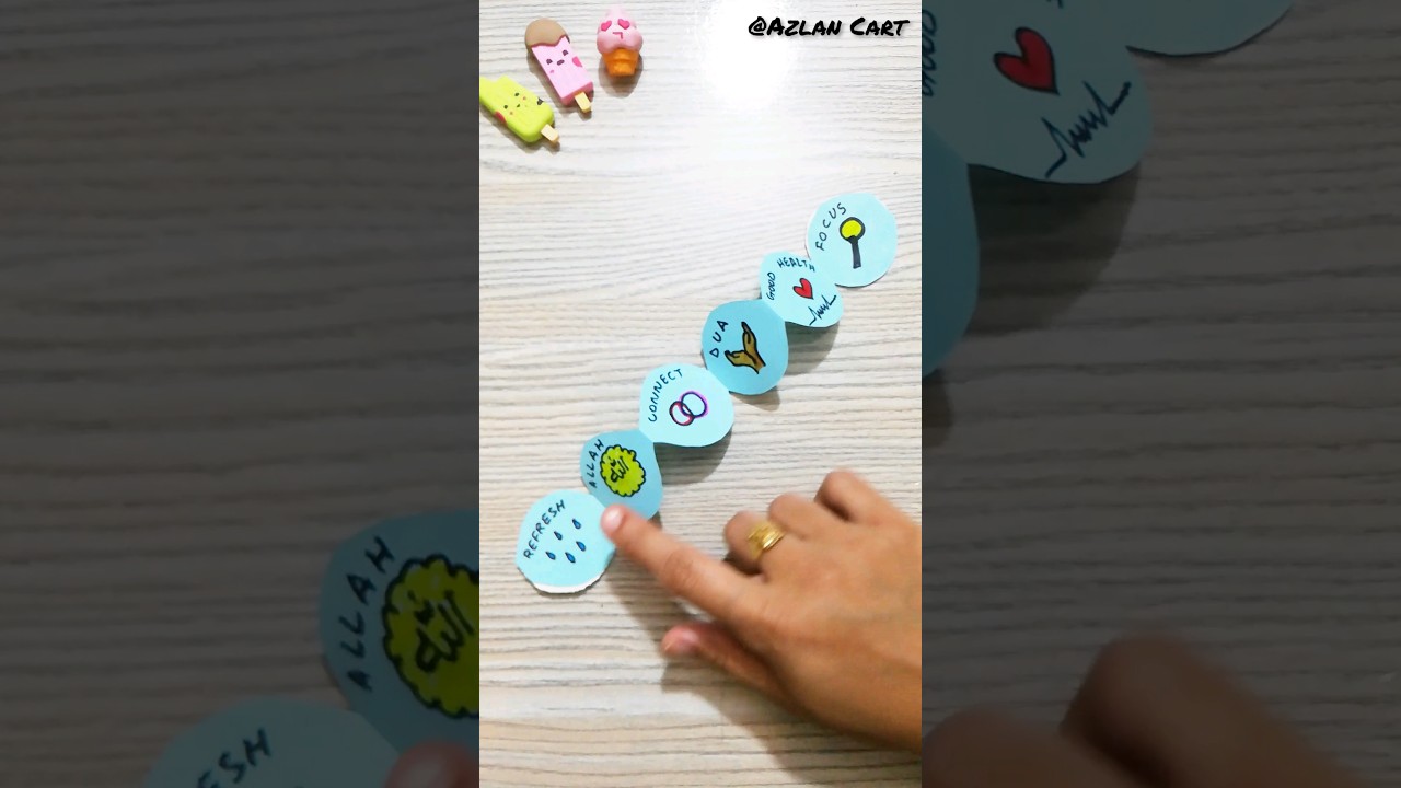 kids craft ideas for ramadan /mini button book❤️🌙 #shortvideo #shortsfeed #kids #miniature #ramadan