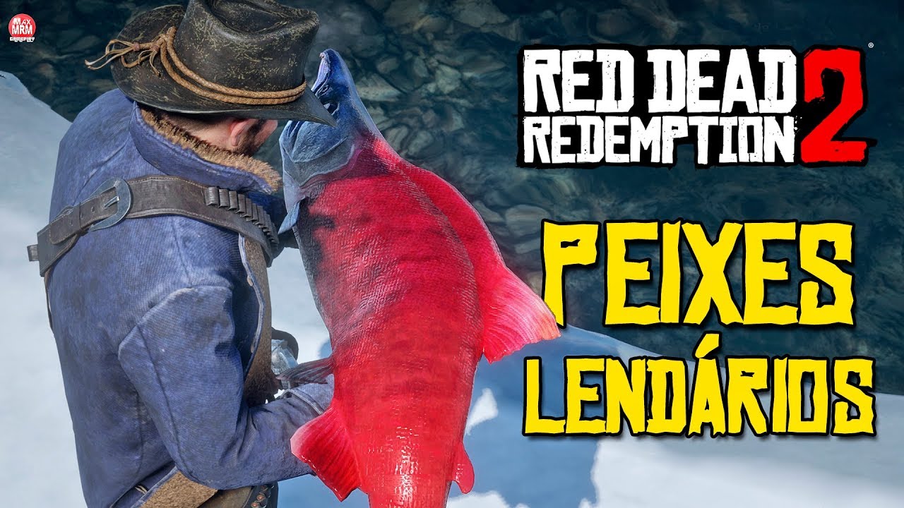 RED DEAD REDEMPTION 2 - PESCANDO OS PEIXES LENDÁRIOS! (Sem Spoilers)