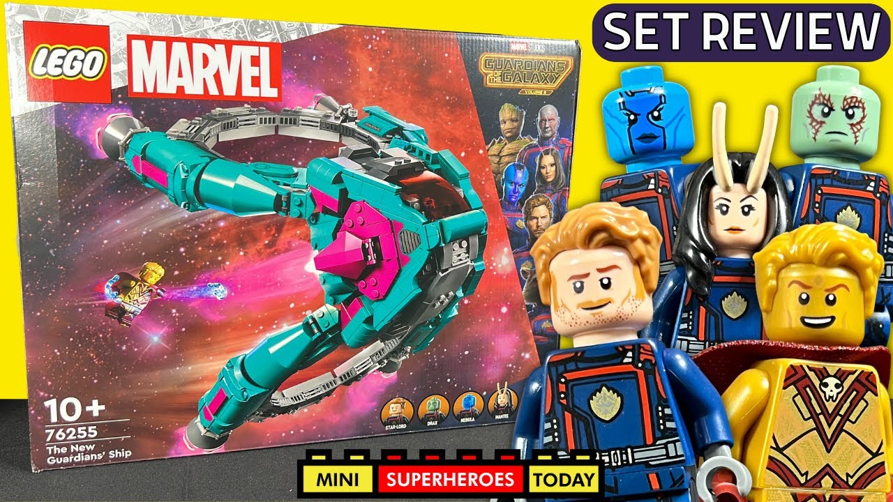 REVIEW: LEGO Guardians' New Ship (Bowie) Guardians of the Galaxy Vol 3 Set 76255