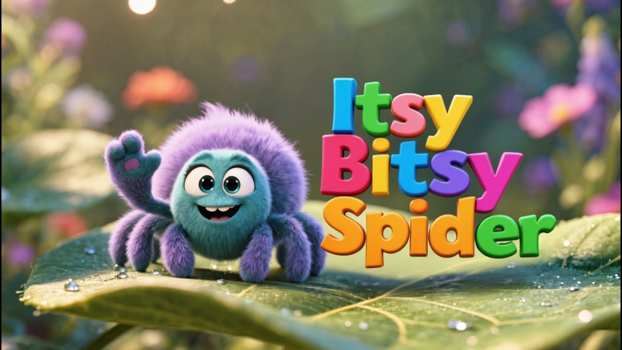 Itsy Bitsy Spider | Humorous Educational Nursery Rhyme & Fun Farm Animals Song for Kids 🕷️🐄