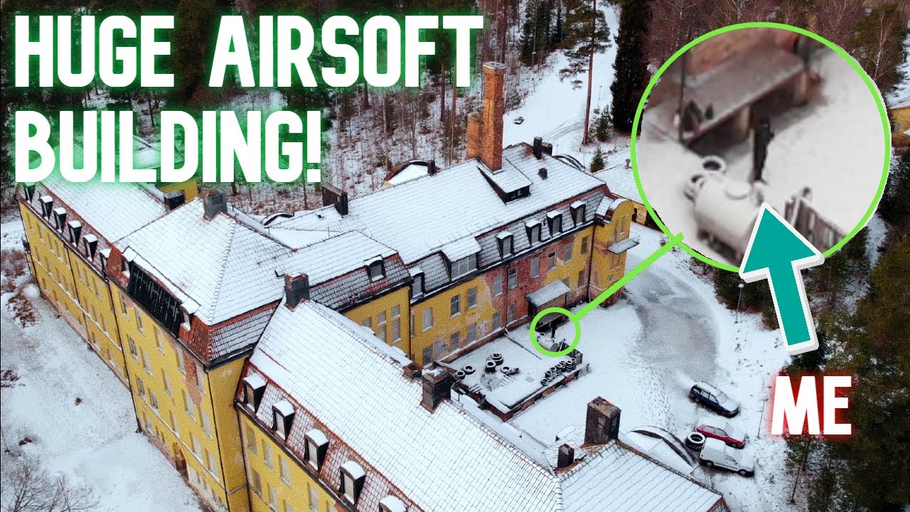 Airsoft gameplay at tjärnan at this Enormous indoor area!