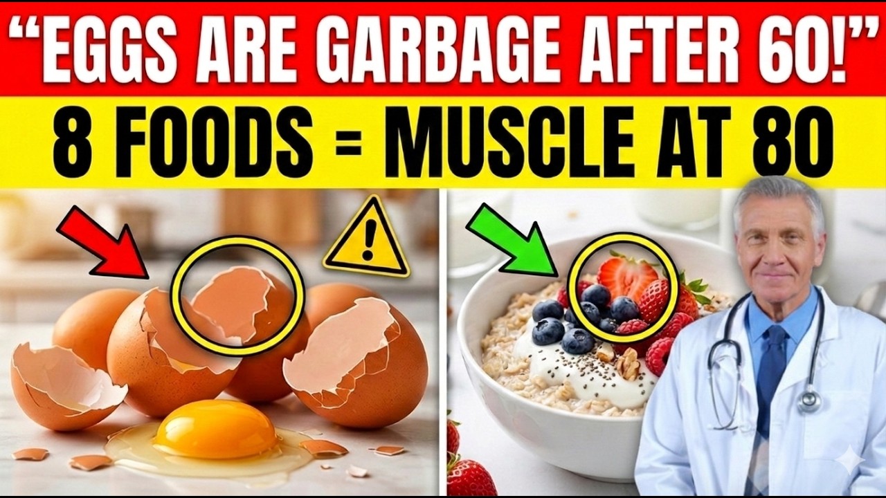 Forget Protein Powder! THESE 8 Cheap Breakfast Foods Build Muscle FASTER After 60