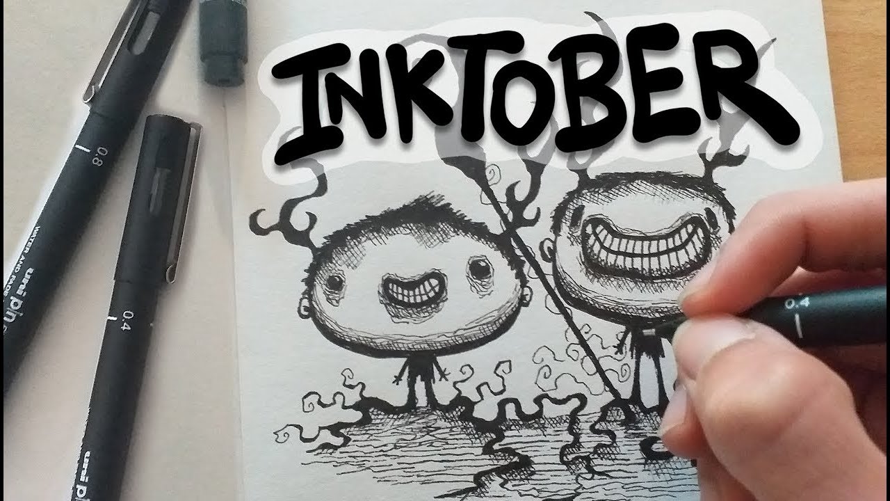 My Sketchbook Tour - INKTOBER 2019!