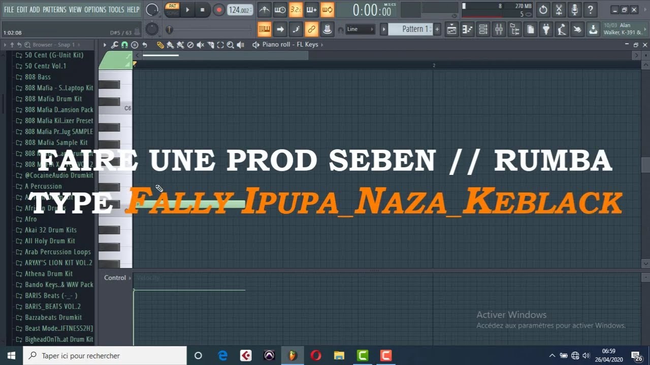 FAIRE UNE PROD AFRO TRAP SEBEN //  RUMBA Type  Fally Ipupa ✘ Naza ✘Keblack+ (Project File)