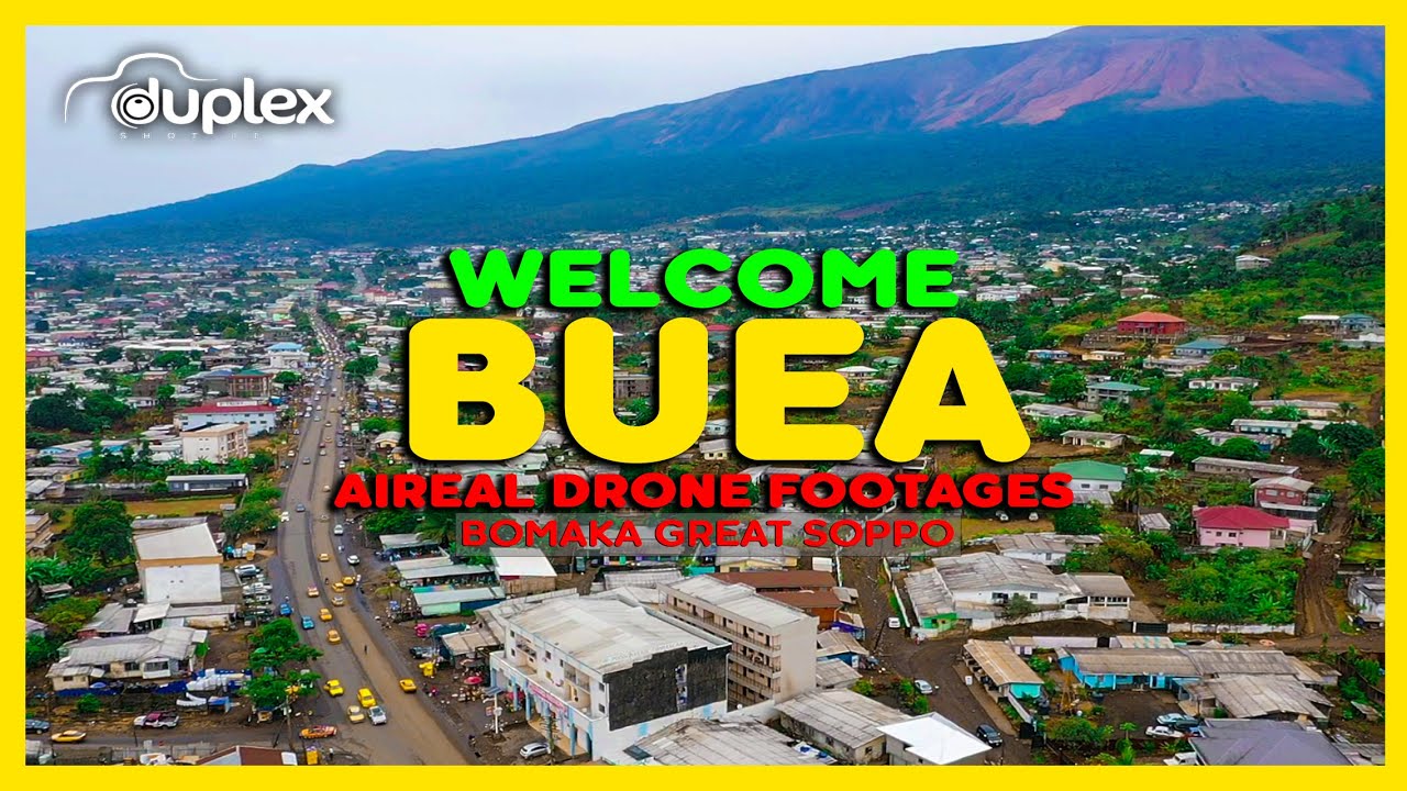 Buea Aerial Drone Footages - Cameroon
