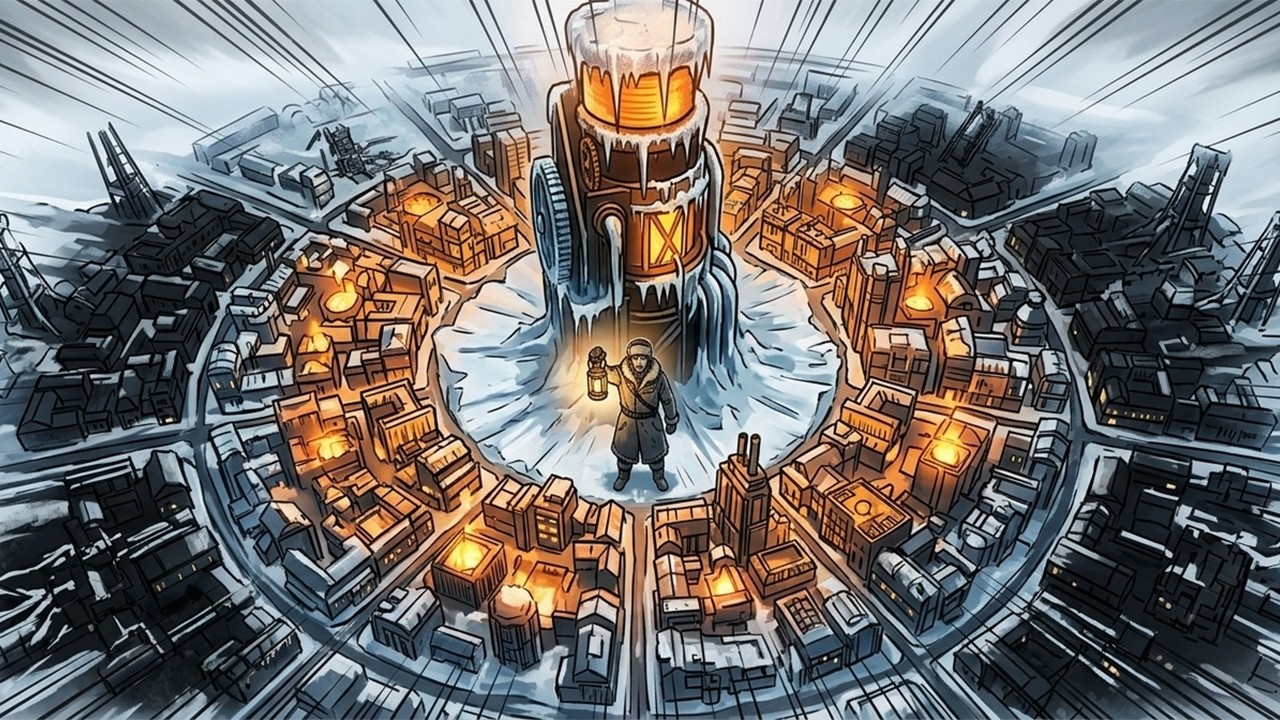 Как пережить снежную бурю, заморозив всех вокруг — Frostpunk 2: Fractured Utopias — Маяк надежды,...
