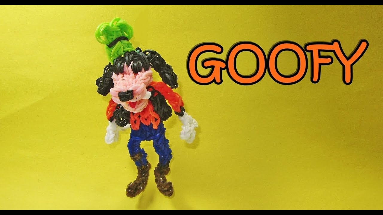 Rainbow Loom Disney: GOOFY Charm (Disney, Mickey Mouse Club House)