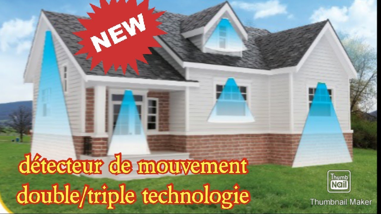 nouveaux détecteurs de mouvement double et triple technologie , bonne solution pour fausse alarme