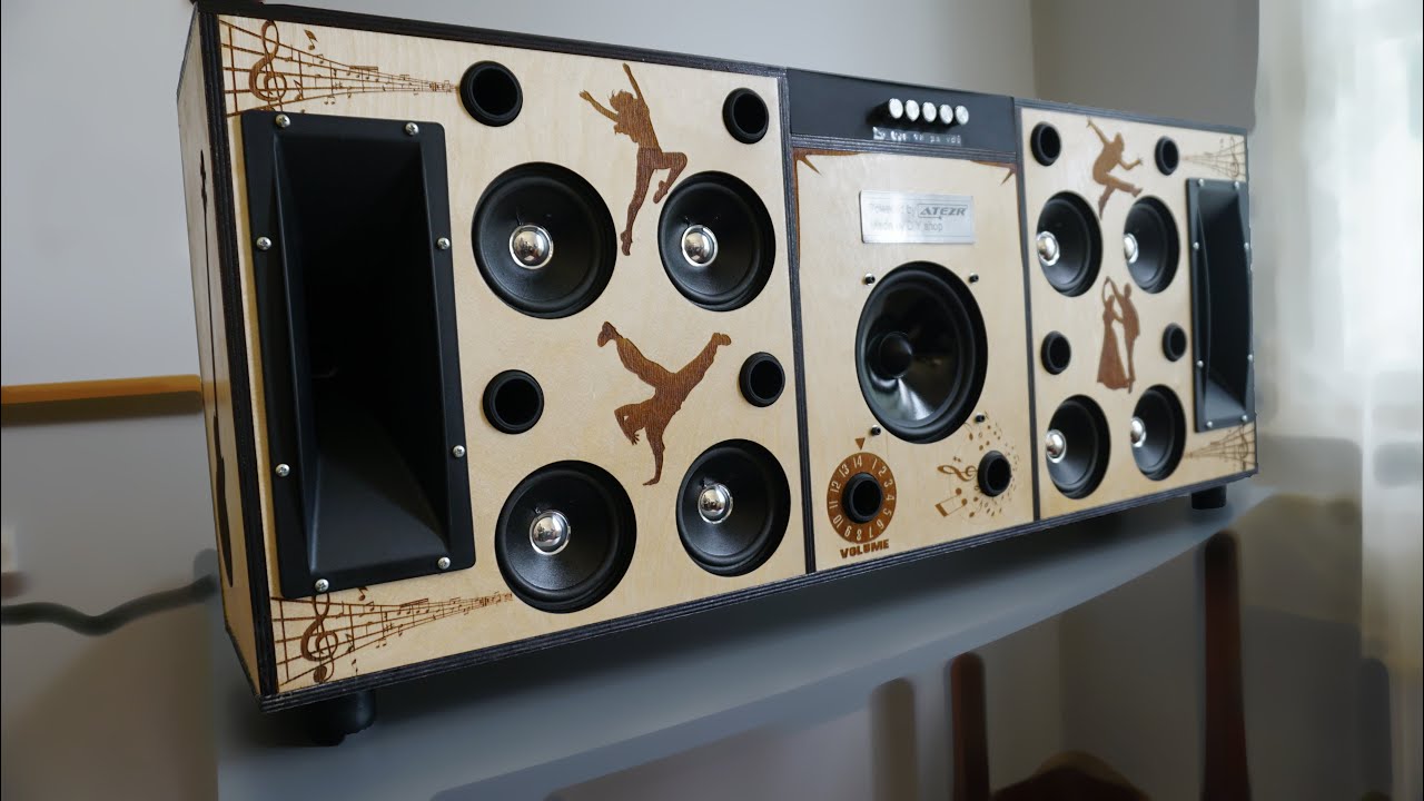 Make a unique powerful Boombox using the ATEZR L2 36W LASER ENGRAVER  #ATEZR