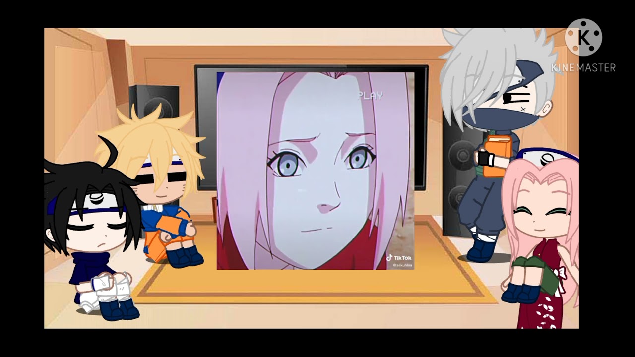 el equipo 7 reacciona a tik toks||4ilux☆||Sasunaru/Sakuhina