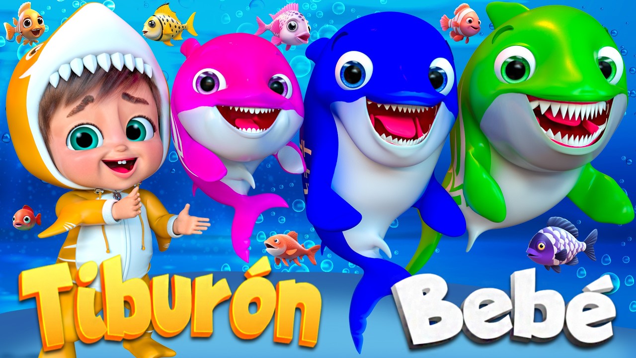 Bebé Tiburón y el Tesoro del Mar - Canciones para Bebés #BabyShark #NurseryRhymes #bebetiburon