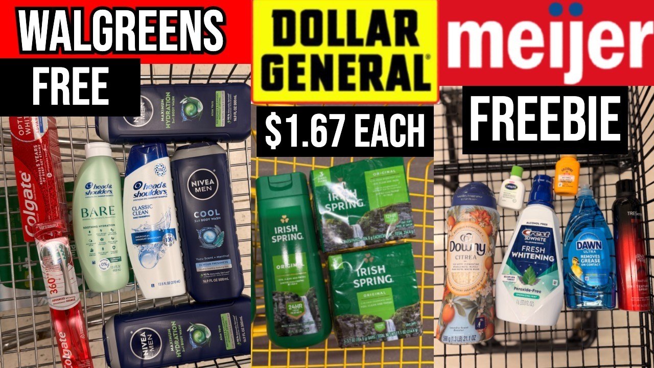 ЛЕГКИЕ БЕСПЛАТНЫЕ ТОВАРЫ в Walgreens + DG + MEIJER до 27 июня!