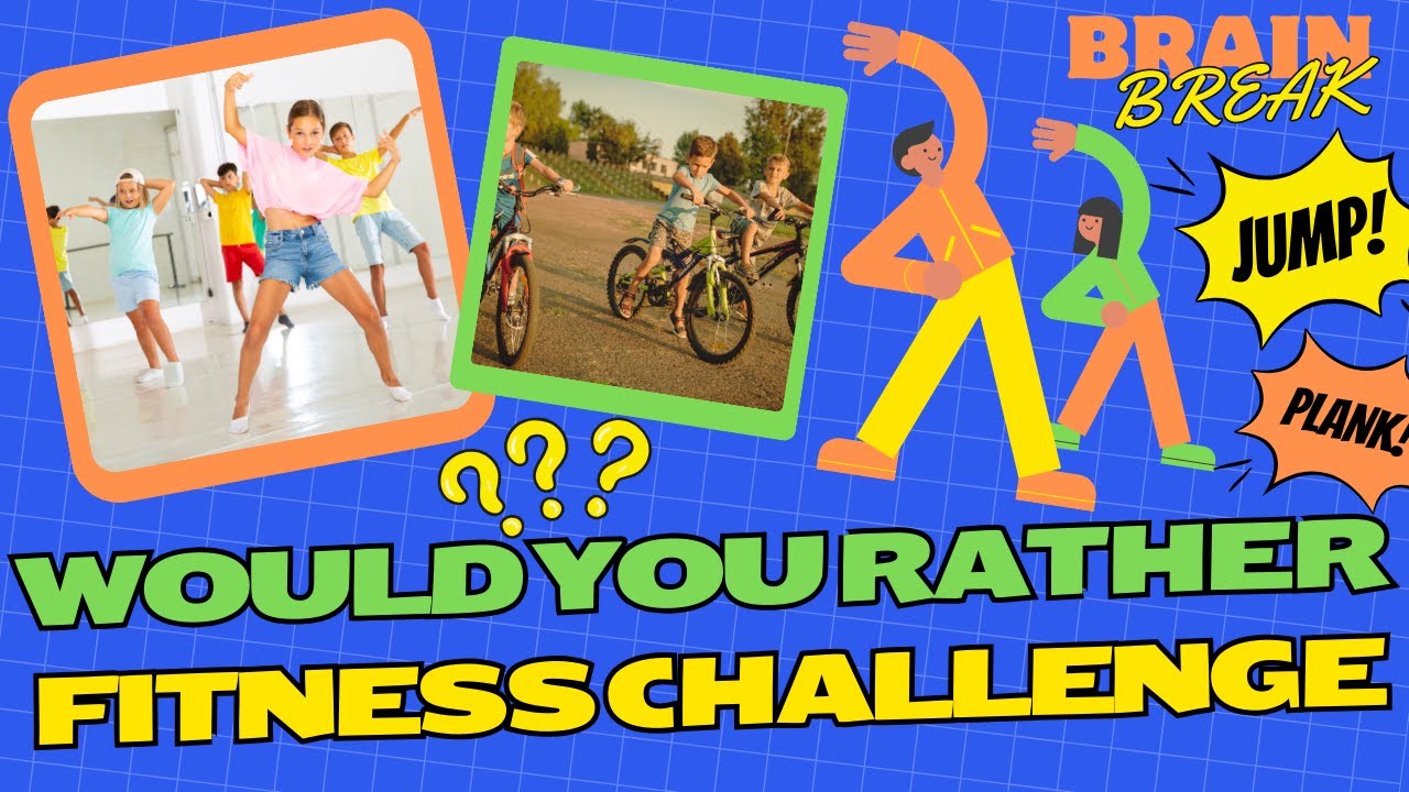 Would You Rather 💪WORKOUT! Ultimate 🛴TOYS & GAMES Fitness Challenge 😄Brain Break & Physical Activity
