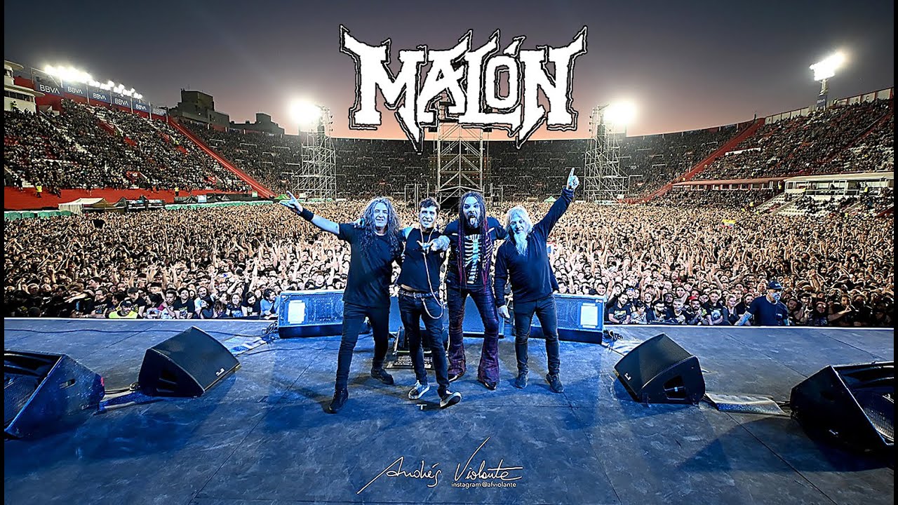MALON -  BACKSTAGE CON IRON MAIDEN -