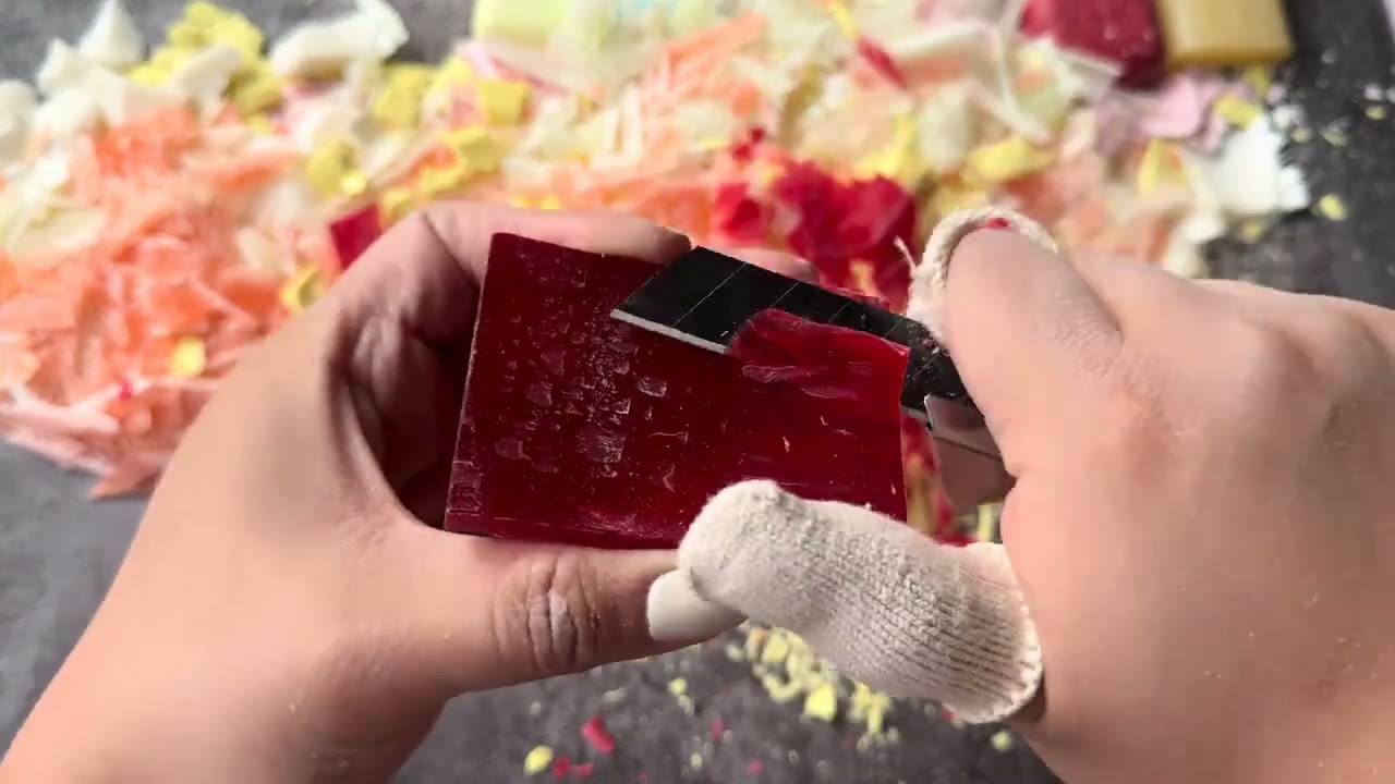 刮一堆香皂 #极度舒适 #解压 #解压视频 #强烈推荐