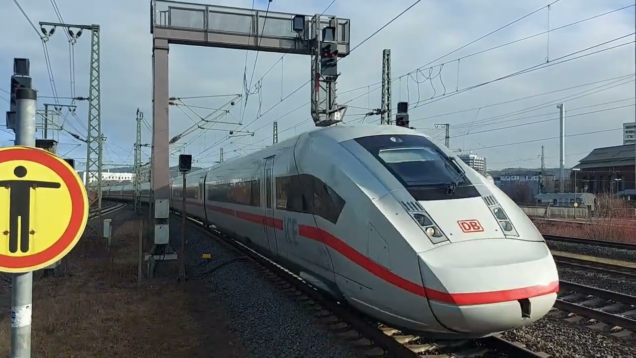 Züge am Bahnhof Göttingen am Sonntag 16.2.2025 ICE-T Doppeltraktion