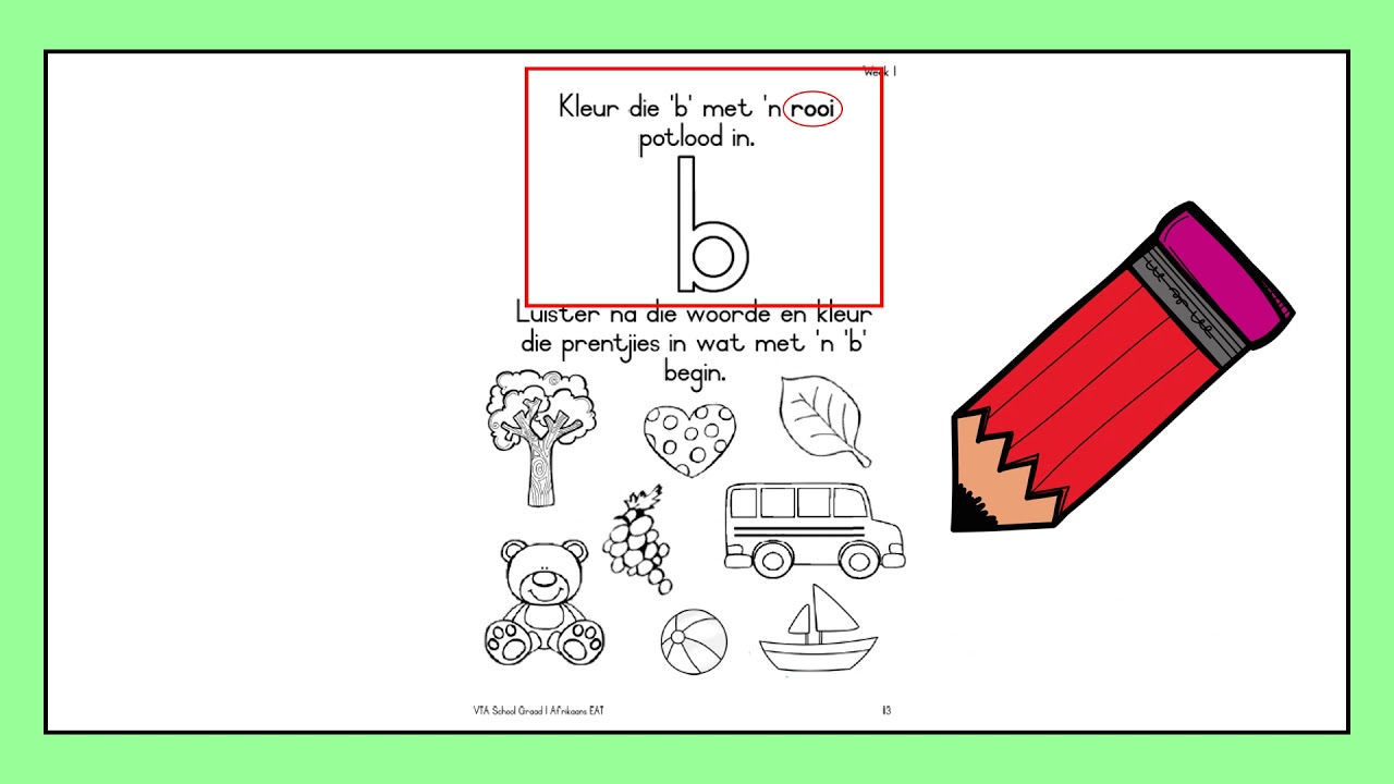 Grade 1 - Afrikaans (EAT) - Day 4