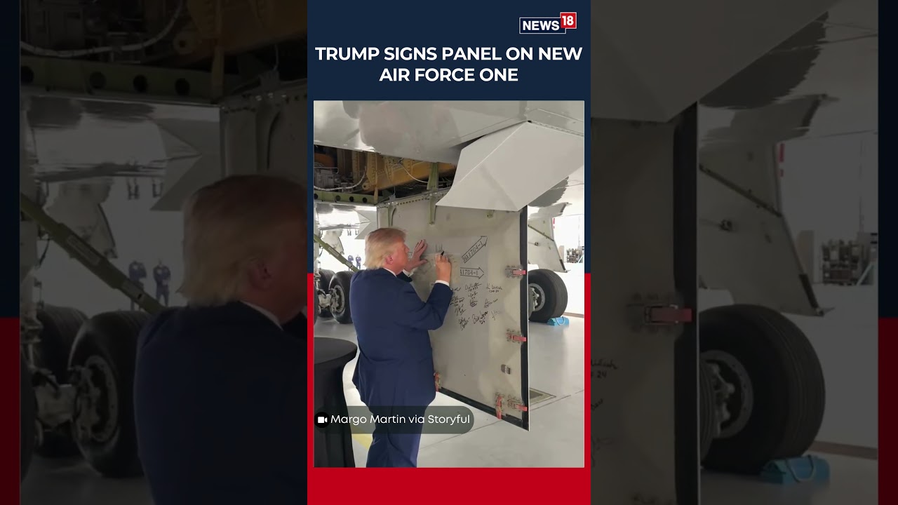 President Trump Unveils Qatar-Gifted $400M Jet to Serve as Interim Air Force One | N18S