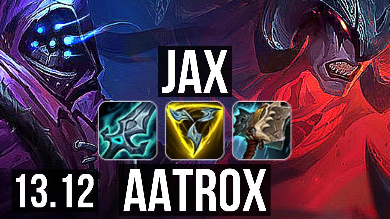 JAX vs AATROX (TOP) | 9/0/0, 700+ games, Legendary | KR Master | 13.12