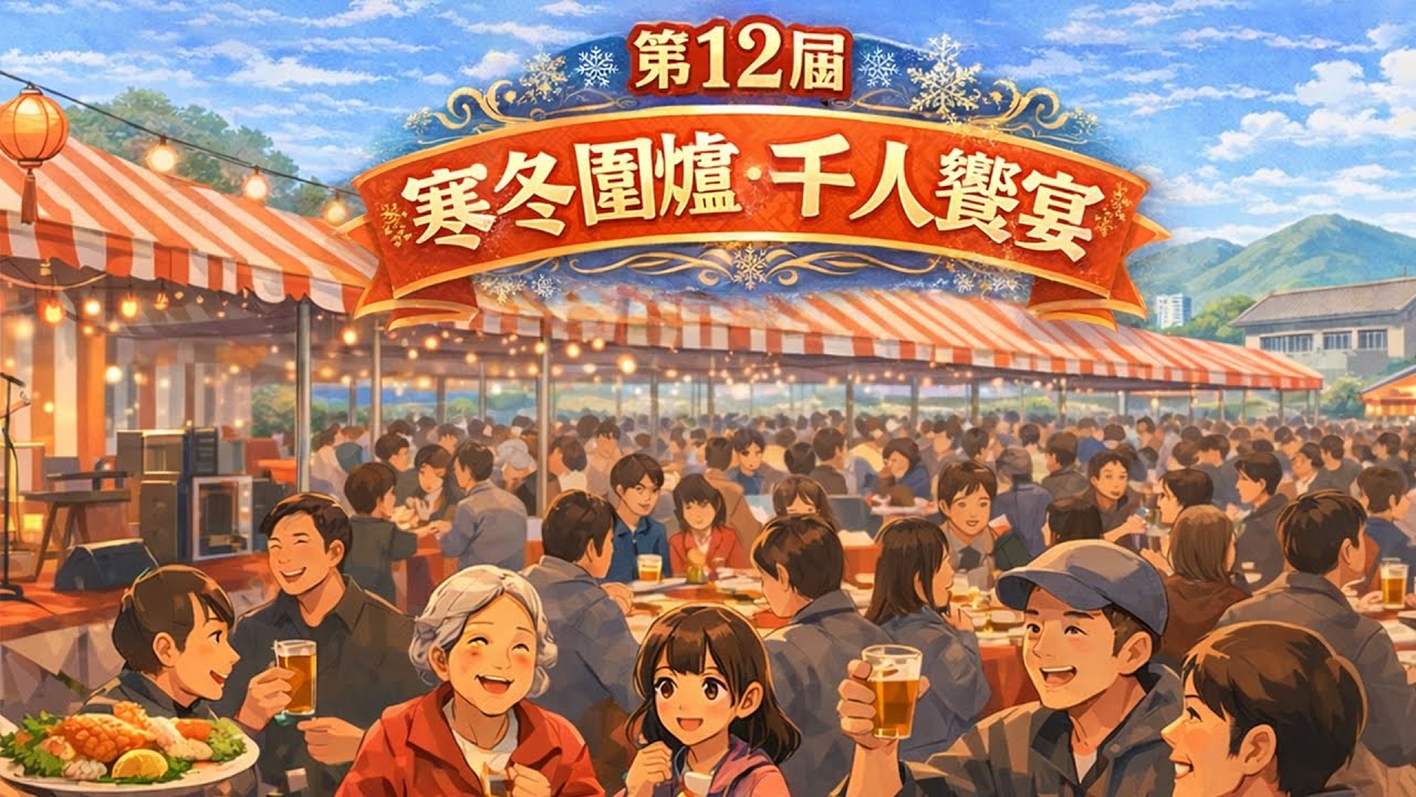 歲末寒冬千人饗宴，張雪如，快樂天堂，全國志工