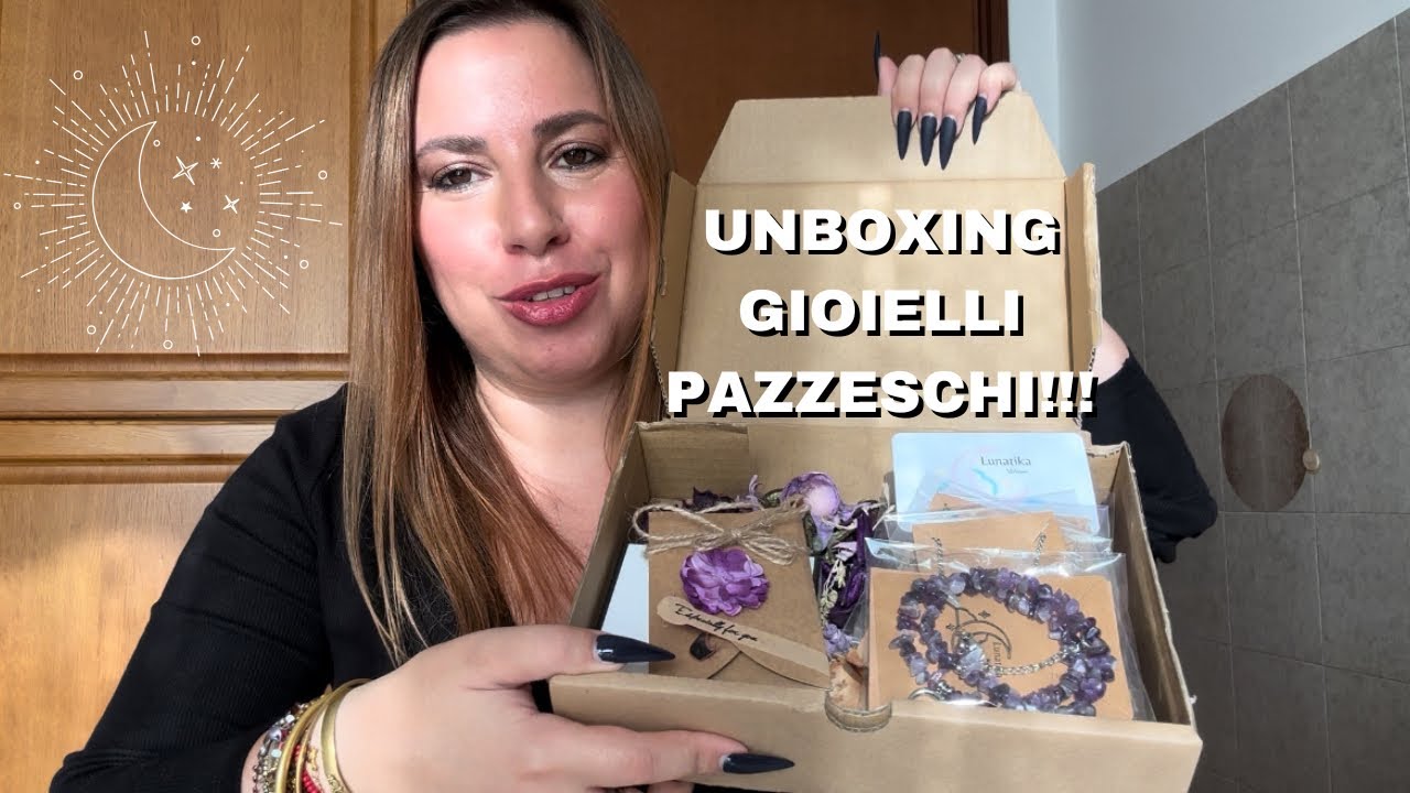 UNBOXING GIOIELLI PAZZESCHI IN ACCIAIO CON PIETRE!!!• TRY ON GIOIELLI e Ritrovamenti Storici