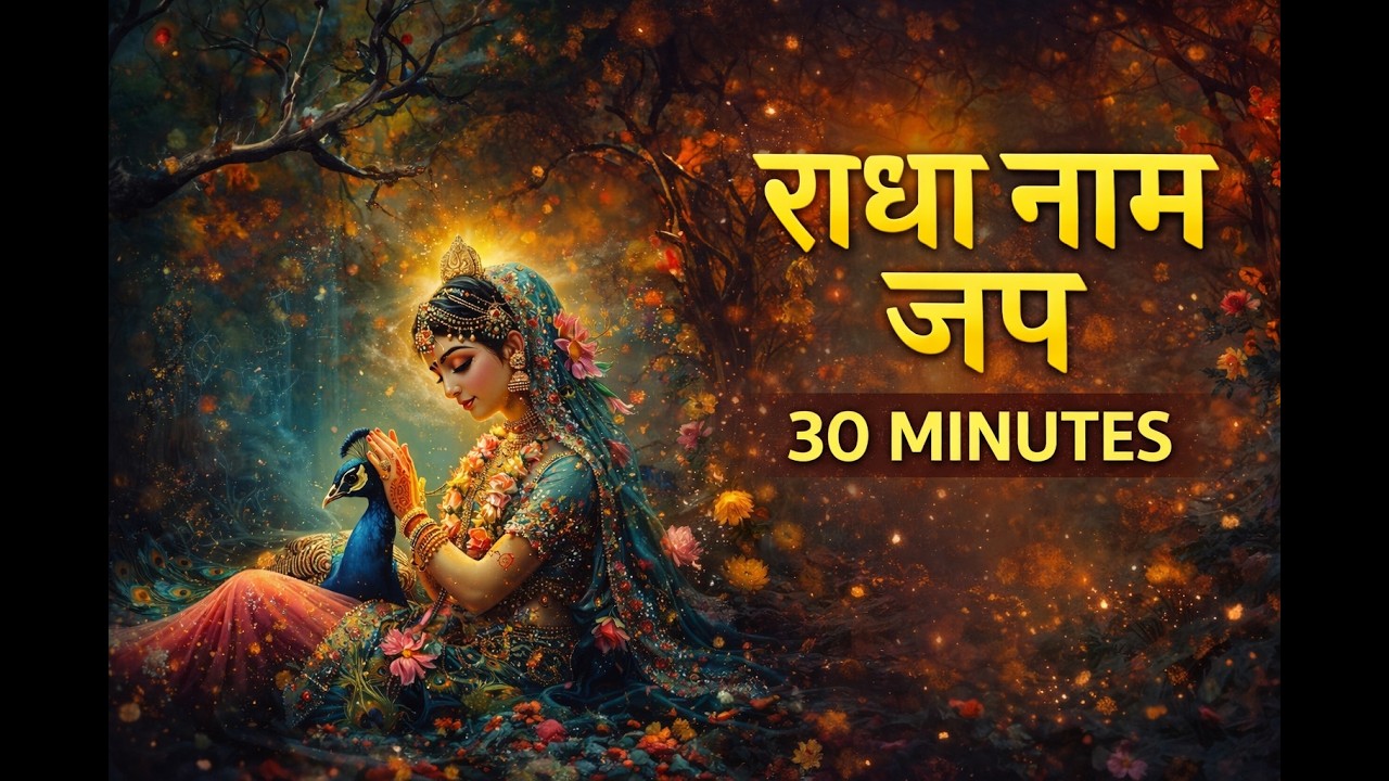 Radha Naam Jap 30 Minutes | Non Stop Chanting | राधा नाम जप | Chetna Mishra