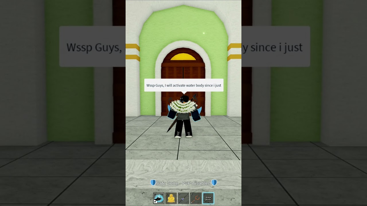My First Water Body Activation In Blox Fruits 