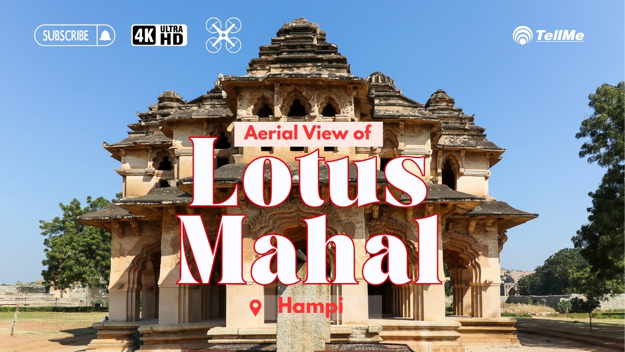 Exploring the Architectural Wonders of Hampi in 2024: Lotus Mahal & Octagonal Bath.