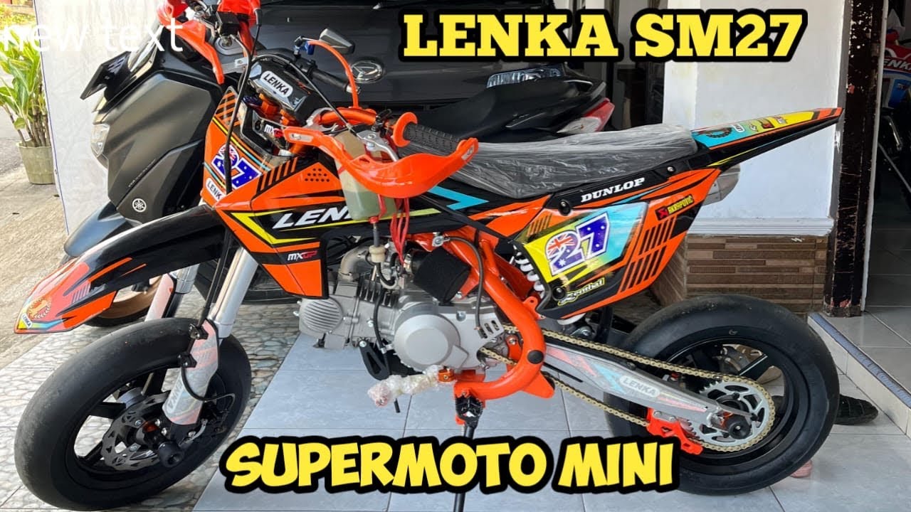 Supermoto mini mesin jahat 150cc || Lenkasm27 || PIT BIKE SUPERMOTARD