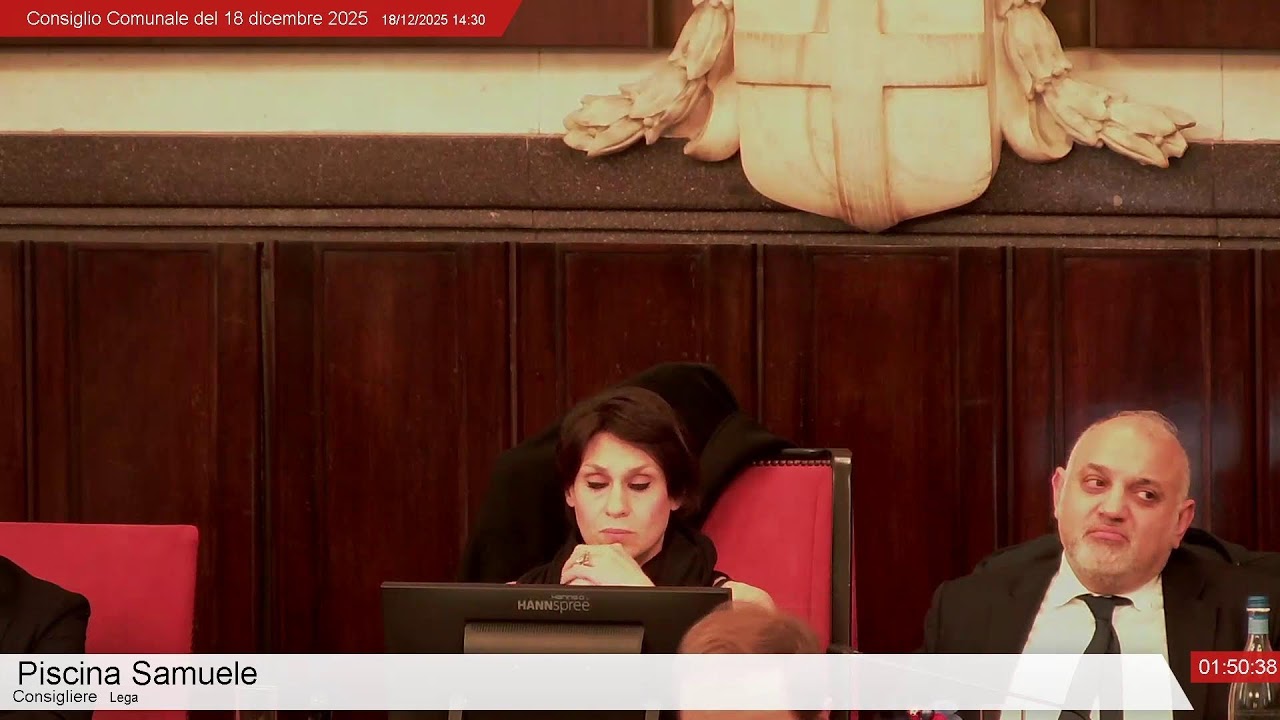 Consiglio Comunale in diretta -  18/12/2025