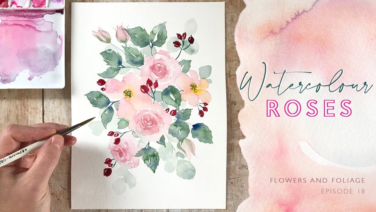 Watercolour Roses